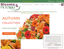 Tablet Screenshot of bloomsforflowers.co.uk